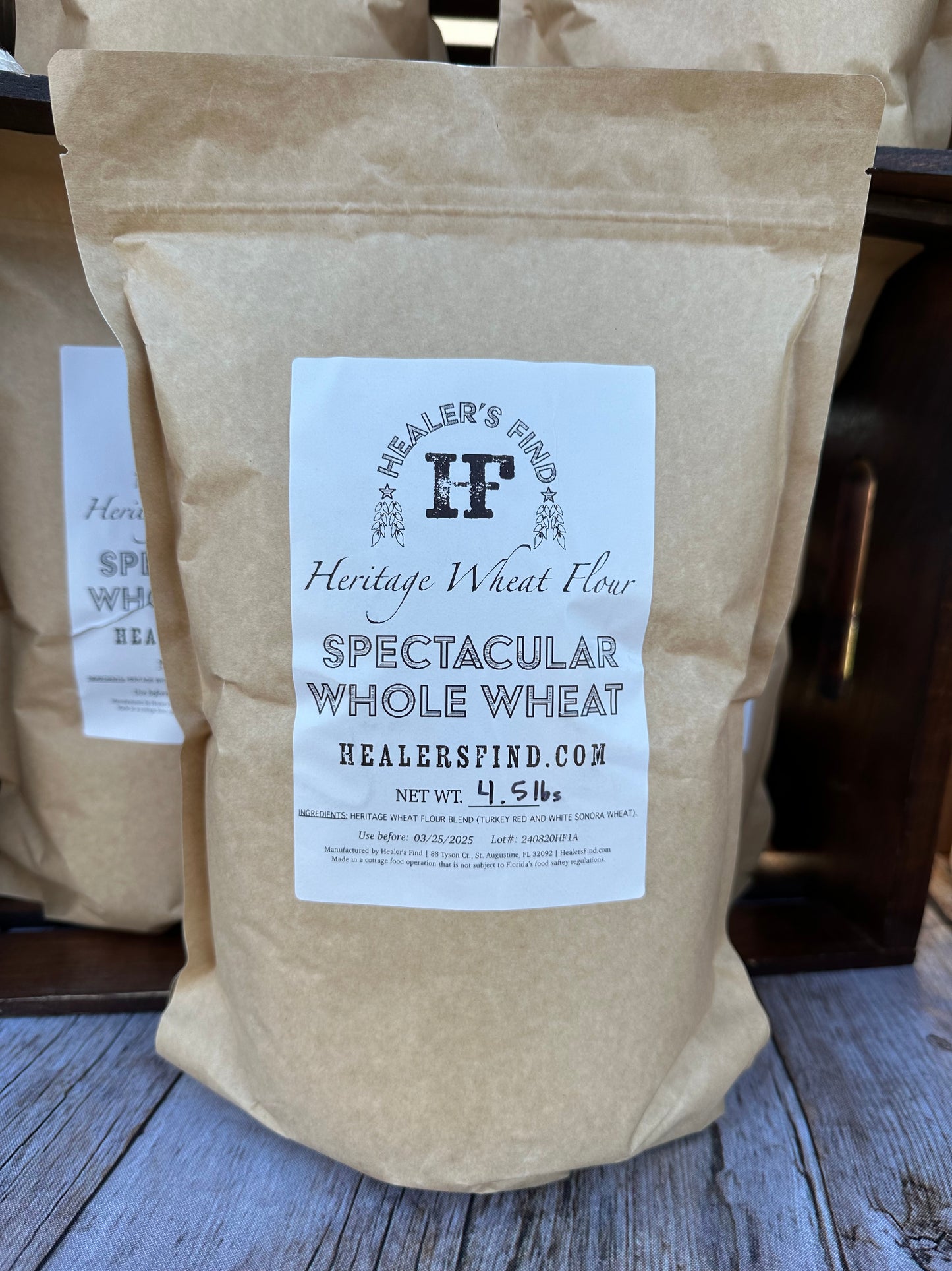 Spectacular Whole Wheat Heritage Flour 4.5lbs